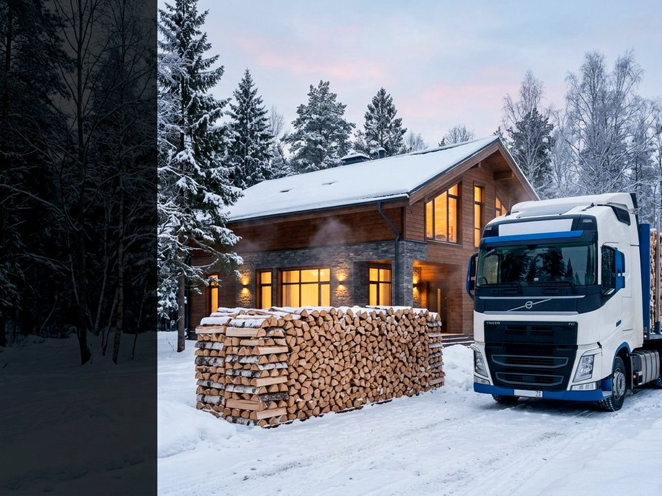 Укладка сезонного запаса — Селятино, улица Парковая, 2